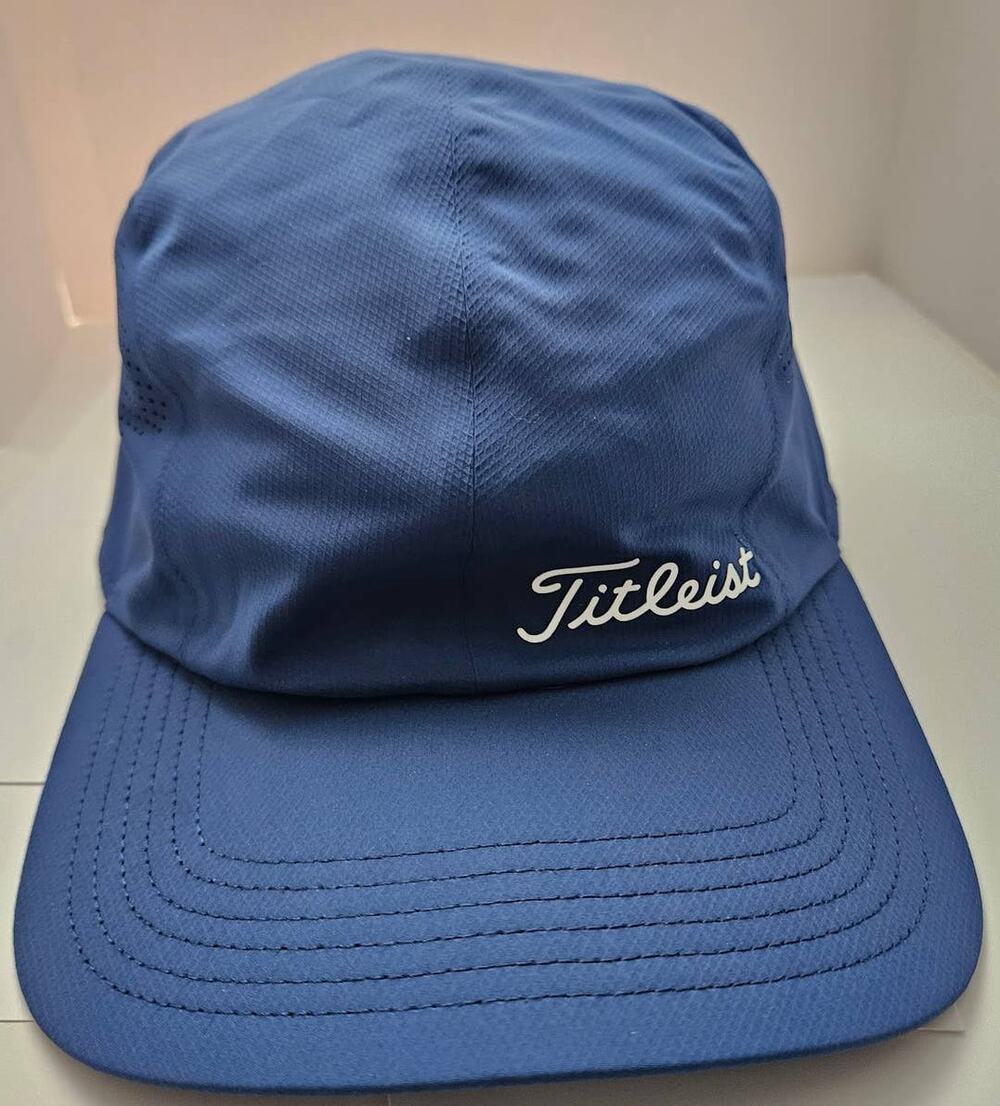 NWT Women's Titleist Hat Cap Golf Pink Ribbon Moisture Wicking UV Blue
